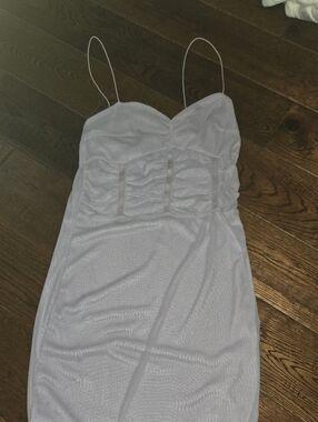 SHEIN Lilac Spaghetti Strap Bodycon Dress